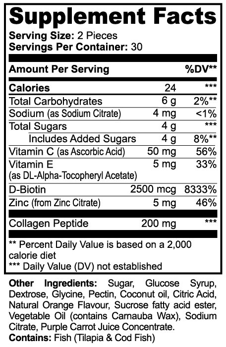 Glow'd Collagen Gummies (Adult)